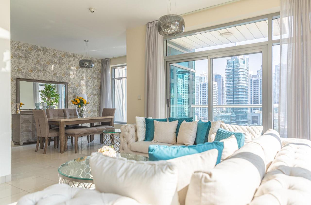 Nasma Luxury Stays - Pastel-Colored Apt With Jaw-Dropping Marina Views Dubai Exterior foto