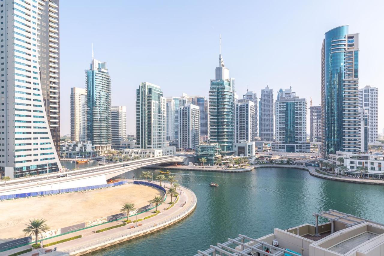 Nasma Luxury Stays - Pastel-Colored Apt With Jaw-Dropping Marina Views Dubai Exterior foto